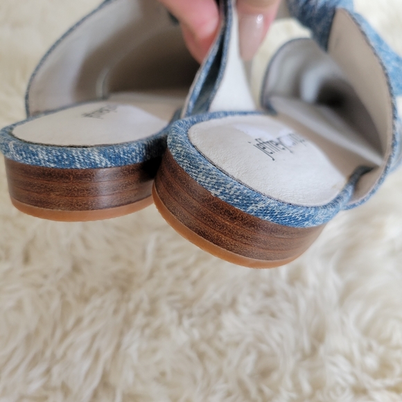 Jeffrey Campbell Textured Blue Mules - Picture 5 of 8